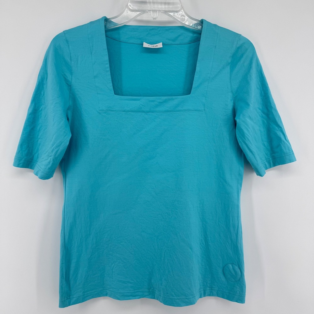 Akris Punto Striped A-Line Skirt Top Set Womens 10 Pleated Pockets‎ Designer - Picture 10 of 16